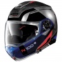 Casque Flip Up Nolan N100 5 Consistency N-Com Scratched Chrome 29