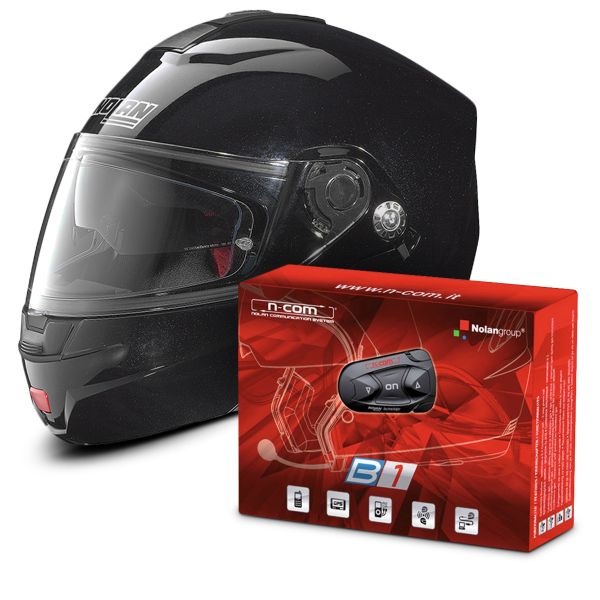 Flip Up Nolan N91 Evo Special N-Com Black 12