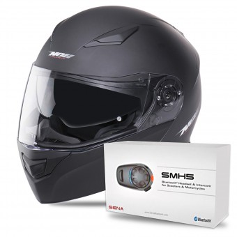 Casque Flip Up NOX N965 Matt Black Casque Flip Up NOX N965 Matt Black