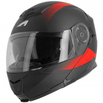 Flip Up Astone RT 1200 Vanguard Matt Black Red