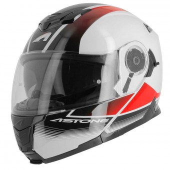 Flip Up Astone RT 1200 Vanguard White Black Red