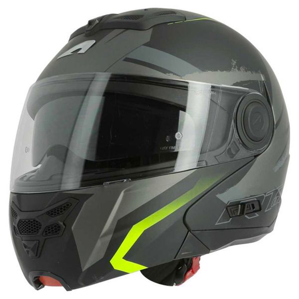 Flip Up Astone RT 800 Crossroad Energy Matt Black Yellow