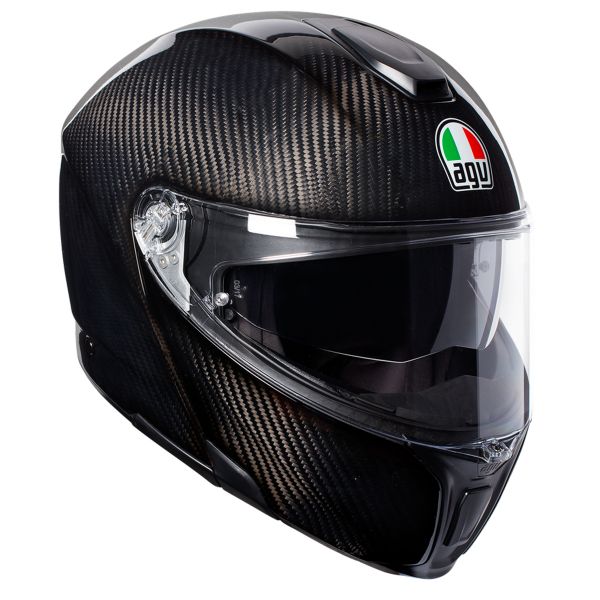 Flip Up AGV Sportmodular Glossy Carbon