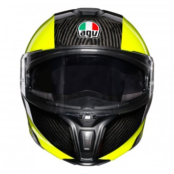 AGV Sportmodular Hi-Vis Carbon Yellow Fluo