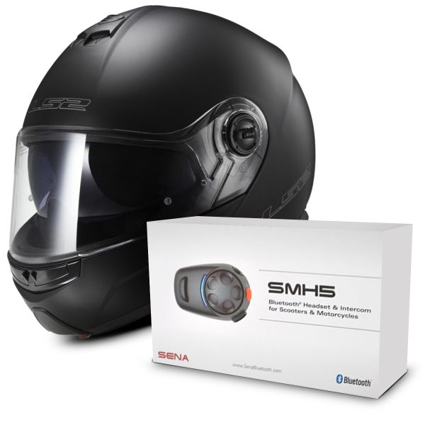 Ls2 Helmets Casco Ls2 Strobe Ff325 Pack Helmet Intercom Systems