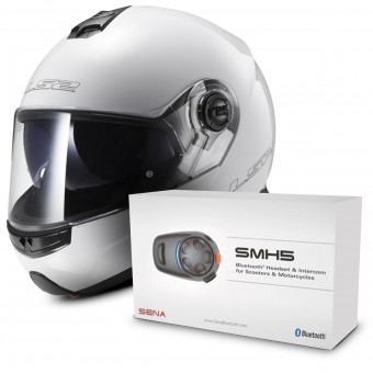 Flip Up LS2 Strobe White FF325