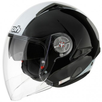 Airoh J-105 Black White J105NBL