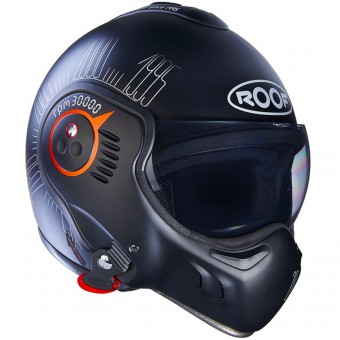 Casque Flip Up Roof Boxer V8 1995 Matt Black Fluo Orange Casque Flip Up Roof Boxer V8 1995 Matt Black Fluo Orange