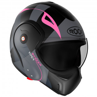 Flip Up Roof Boxxer Viper Black Matt Pink