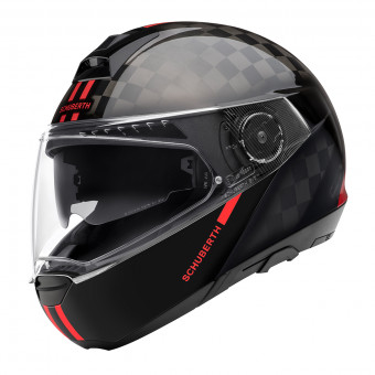 Flip Up Schuberth C4 Pro Carbon Fusion Red