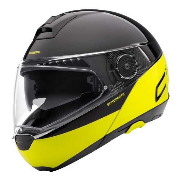 Flip Up Schuberth C4 Pro Swipe Yellow