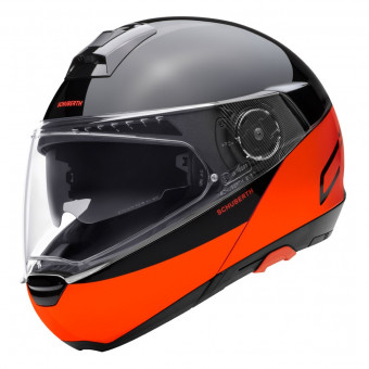 Casque Flip Up Schuberth C4 Pro Swipe Orange Casque Flip Up Schuberth C4 Pro Swipe Orange