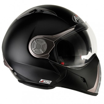Casque Convertible Airoh J106 Matt Black Casque Convertible Airoh J106 Matt Black