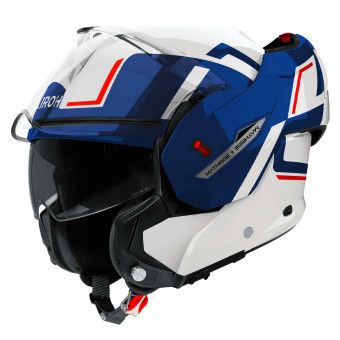 Flip Up Airoh Mathisse II Genius Blue Red Gloss