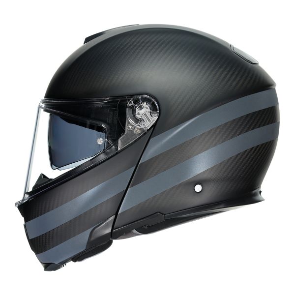 AGV Sportmodular Dark Refractive Carbon Black