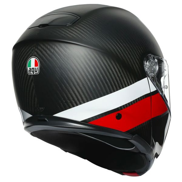 AGV Sportmodular Layer Carbon Red White
