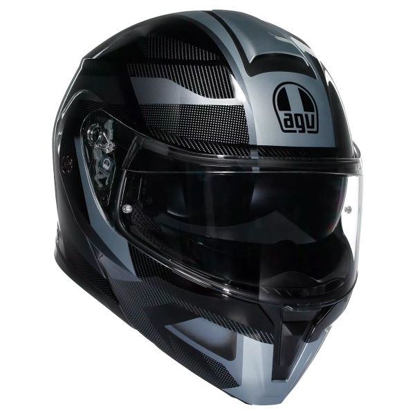 Flip Up AGV Streetmodular Ledro Matt Black Grey Flip Up AGV Streetmodular Ledro Matt Black Grey