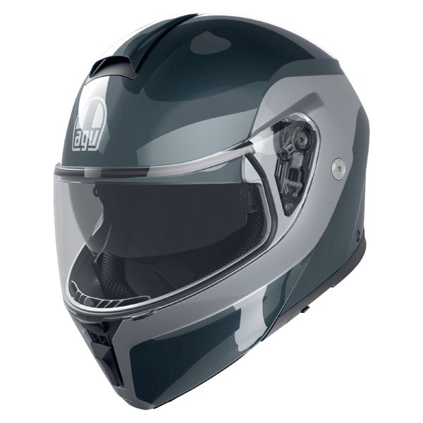 Flip Up AGV Streetmodular Levico Grey Silver Flip Up AGV Streetmodular Levico Grey Silver