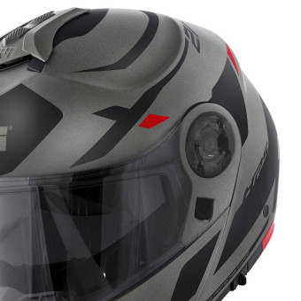 Givi X.21 Evo F Number Matt Titanium Black Red