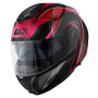 Casque Flip Up Givi X26 Square Matt Bordeaux Black