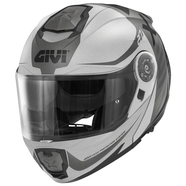 Flip Up Givi X27 Dimension Matt Black Titanium Silver