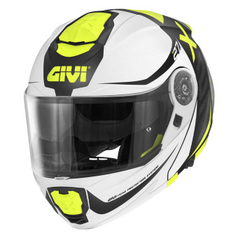 Flip Up Givi X27 Dimension Matt Black White Yellow