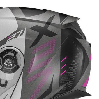 Givi X27 Dimension Matt Titanium Fuchsia
