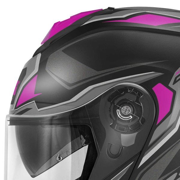 Givi X27 Sector Matt Black Titanium Fuchsia