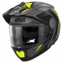 Casque Flip Up Givi X27 Tourer Graphic  Matt Titanium Yellow