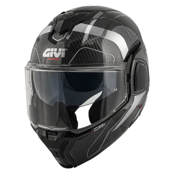 Flip Up Givi X36 Carbon Black Silver