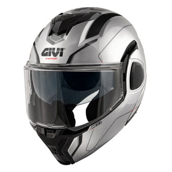 Flip Up Givi X36 Fiber Pulse Silver Black Grey