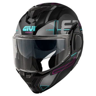 Flip Up Givi X36 Vertigo Black Fuchsia