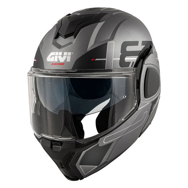 Flip Up Givi X36 Vertigo Matt Titanium Black