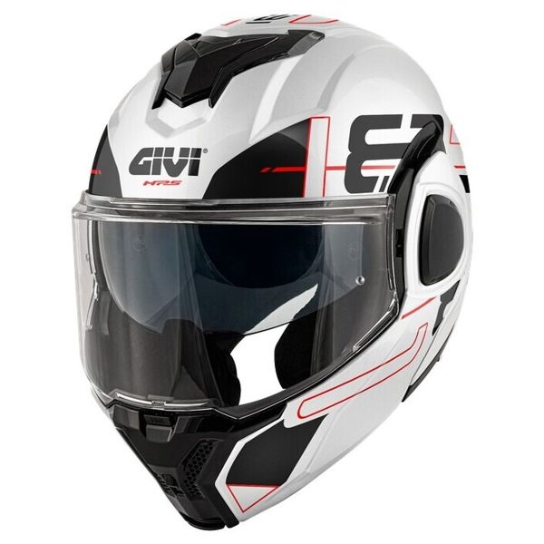 Flip Up Givi X36 Vertigo White Black Red