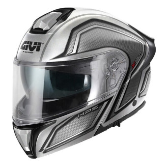 Flip Up Givi X50 Fiber Hologram Silver Black Metal Titanium Red