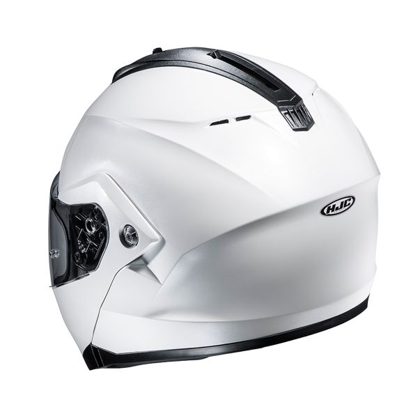 Pack Helmet + Systems HJC C91 Pearl White + Kit Bluetooth 5S