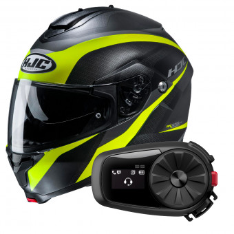 Flip Up HJC C91 Taly MC4HSF + Kit Bluetooth 5S Solo