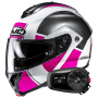 Casque Flip Up HJC C91N Jyn MC8 + Kit Bluetooth 5S Solo
