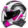 Casque Flip Up HJC C91N Jyn MC8 + Kit Bluetooth BT Mini