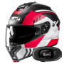 Casque Flip Up HJC C91N Kaon MC1SF + Kit bluetooth 5R Lite Solo