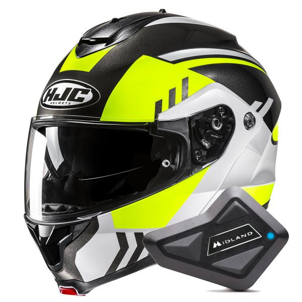 Flip Up HJC C91N Kaon MC3H + Kit Bluetooth BT Mini Flip Up HJC C91N Kaon MC3H + Kit Bluetooth BT Mini