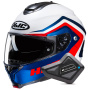 Casque Flip Up HJC C91N Nepos MC21 + Kit Bluetooth BT Mini