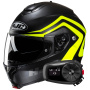 Casque Flip Up HJC C91N Nepos MC3HSF + Kit Bluetooth 5S Solo