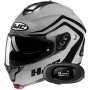 Casque Flip Up HJC C91N Nepos MC5 + Kit bluetooth 5R Lite Solo