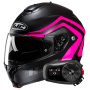 Casque Flip Up HJC C91N Nepos MC8SF + Kit Bluetooth 5S Solo