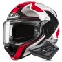 Casque Flip Up HJC F100 Bios MC1 + Kit Bluetooth BT Mini