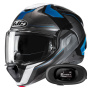 Casque Flip Up HJC F100 Bios MC2 + Kit bluetooth 5R Lite