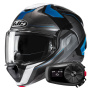 Casque Flip Up HJC F100 Bios MC2 + Kit Bluetooth 5S Solo