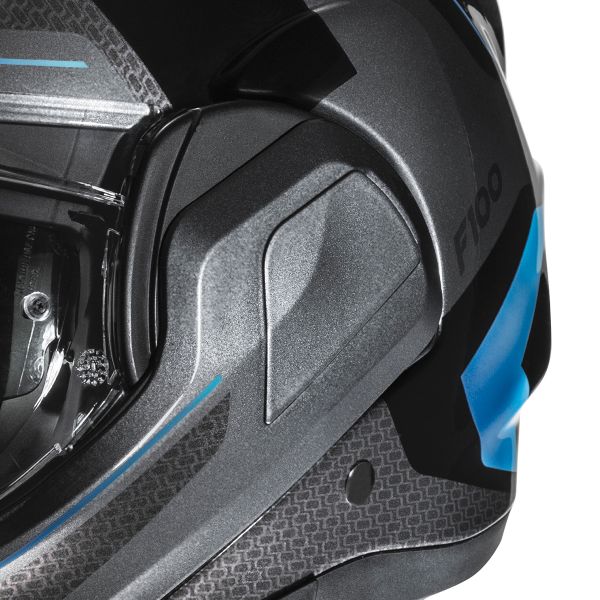 HJC F100 Bios MC2 + Kit Bluetooth 5S Solo