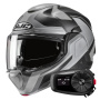 Casque Flip Up HJC F100 Bios MC5SF + Kit Bluetooth 5S Solo